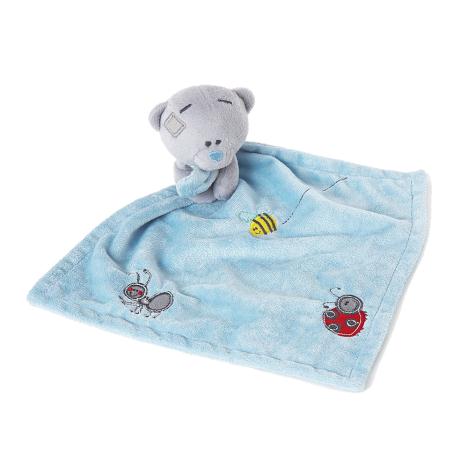 Blue Tiny Tatty Teddy Bear Baby Comforter £8.00